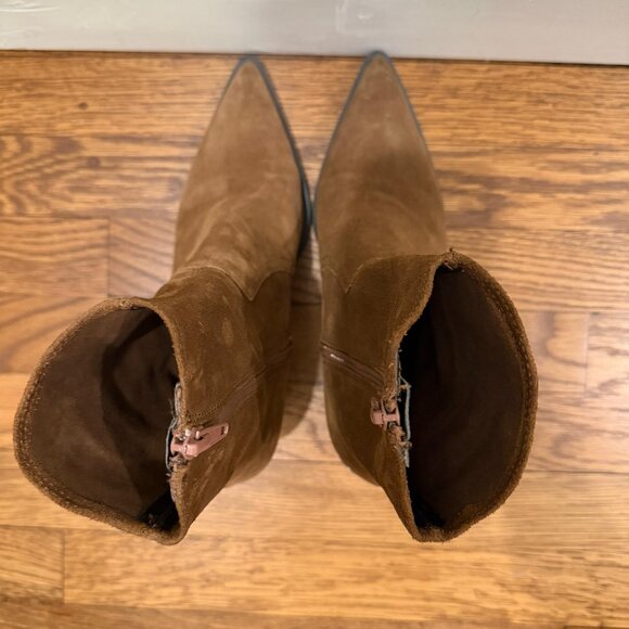 Zara brown suede boots US 8 - Picture 4 of 10